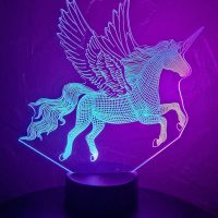 Veilleuse Licorne ailée