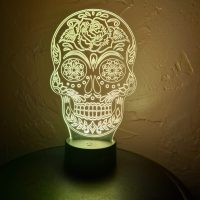 Veilleuse Tête de Mort Mexicaine