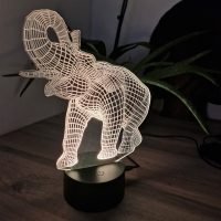 Veilleuse éléphant bonne fortune