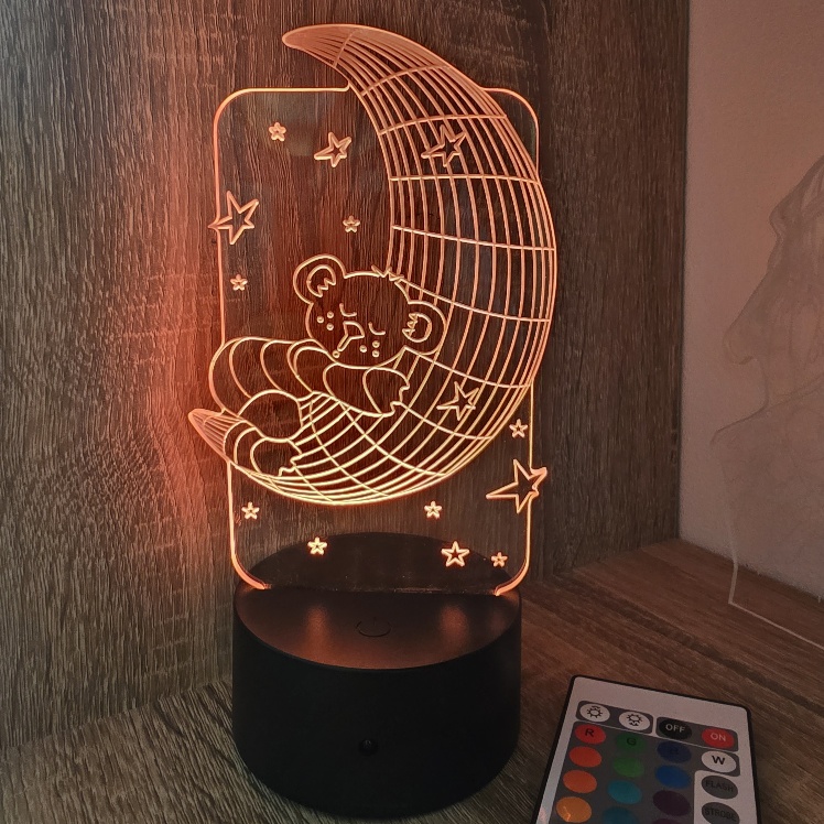 Veilleuse Ourson sur la lune – Image 7