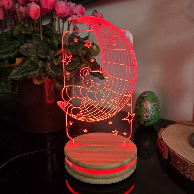 Veilleuse Ourson sur la lune – Image 3