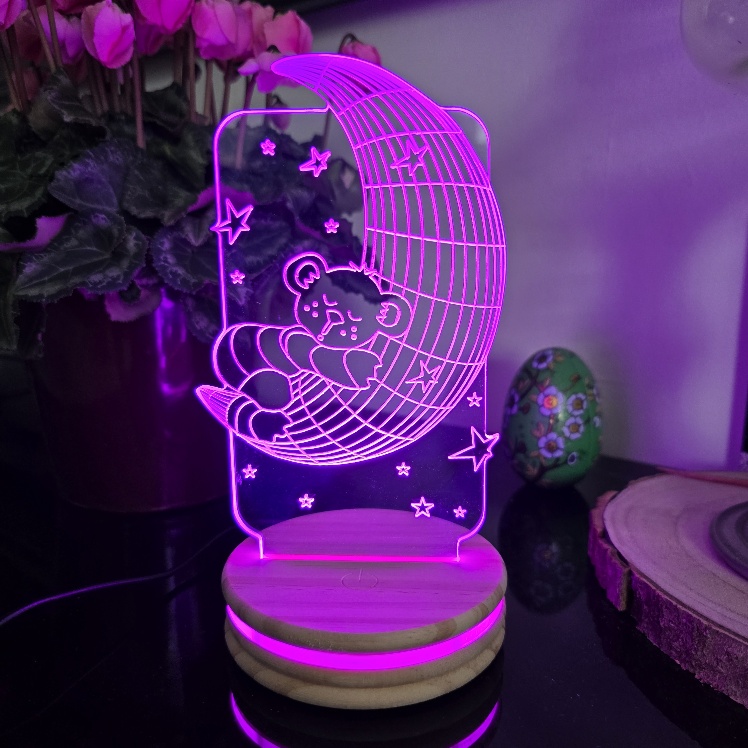 Veilleuse Ourson sur la lune – Image 4