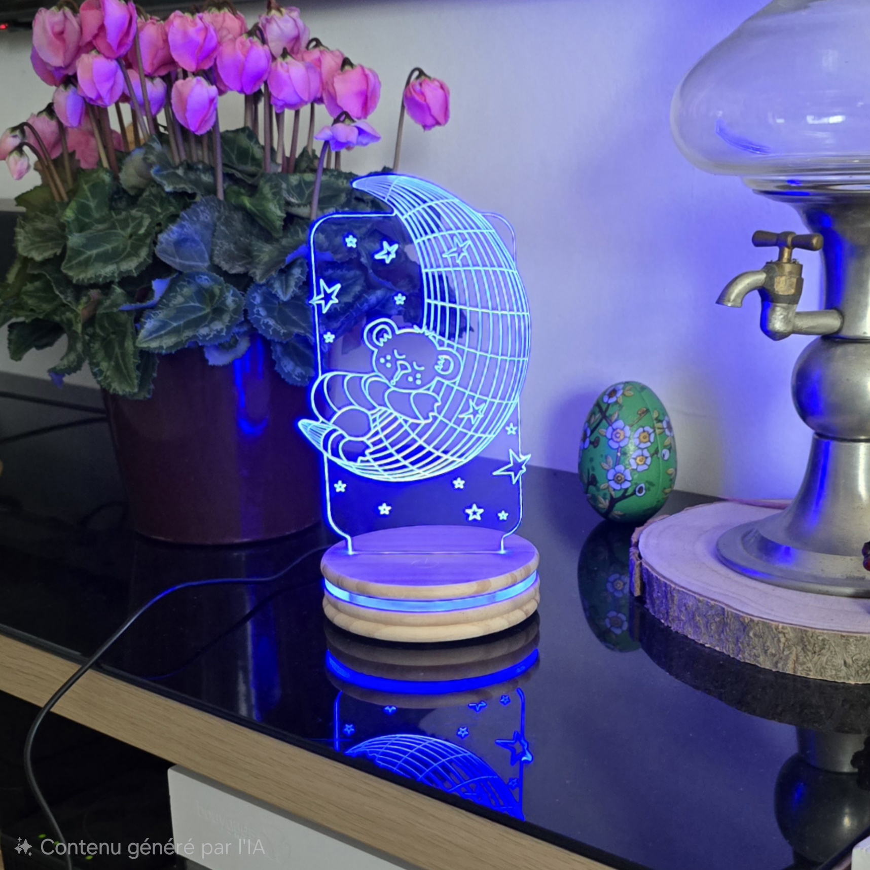 Veilleuse Ourson sur la lune – Image 5