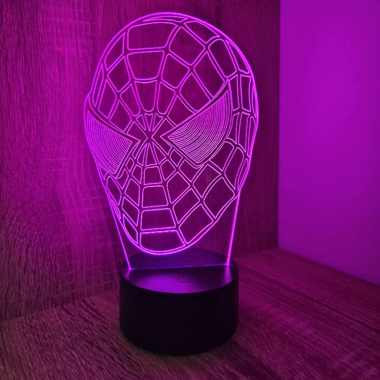 Veilleuse masque de Spiderman – Image 4