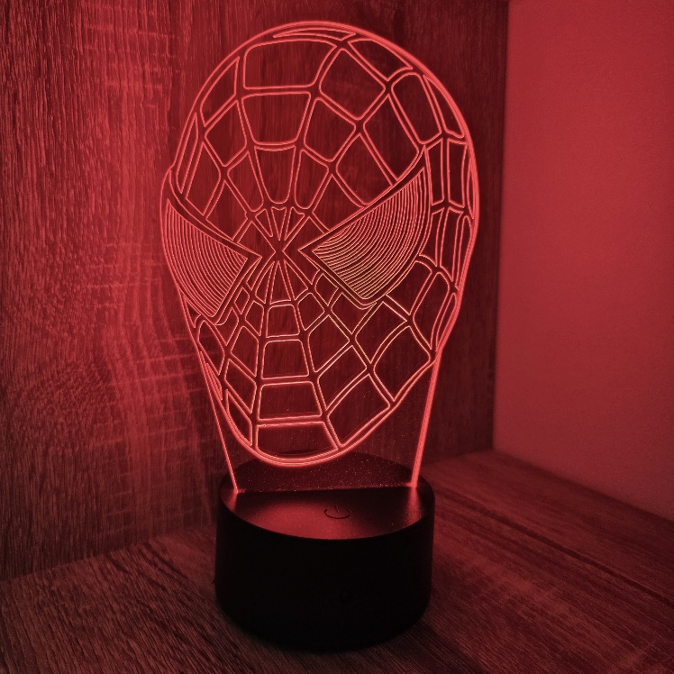 Veilleuse masque de Spiderman – Image 5