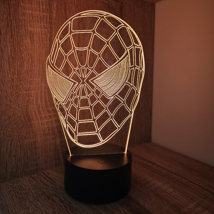 Veilleuse masque de Spiderman – Image 6
