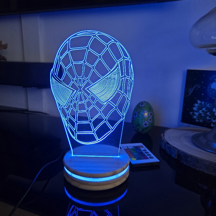 Veilleuse masque de Spiderman – Image 2