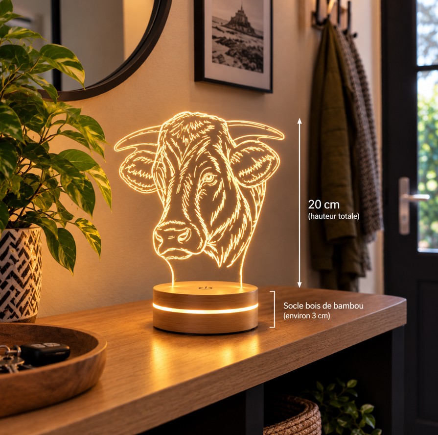 Veilleuse Vache Blonde d'Aquitaine