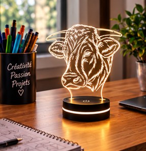 Veilleuse Vache Blonde d'Aquitaine – Image 6